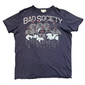 Y2k Vintage Diesel Bad Society Distressed T-Shirt Sz Medium